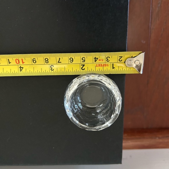 NEW Miniature Chinese Cut Glass Crystal 6 Piece Set Gift Box Decorative Display - Picture 3 of 11